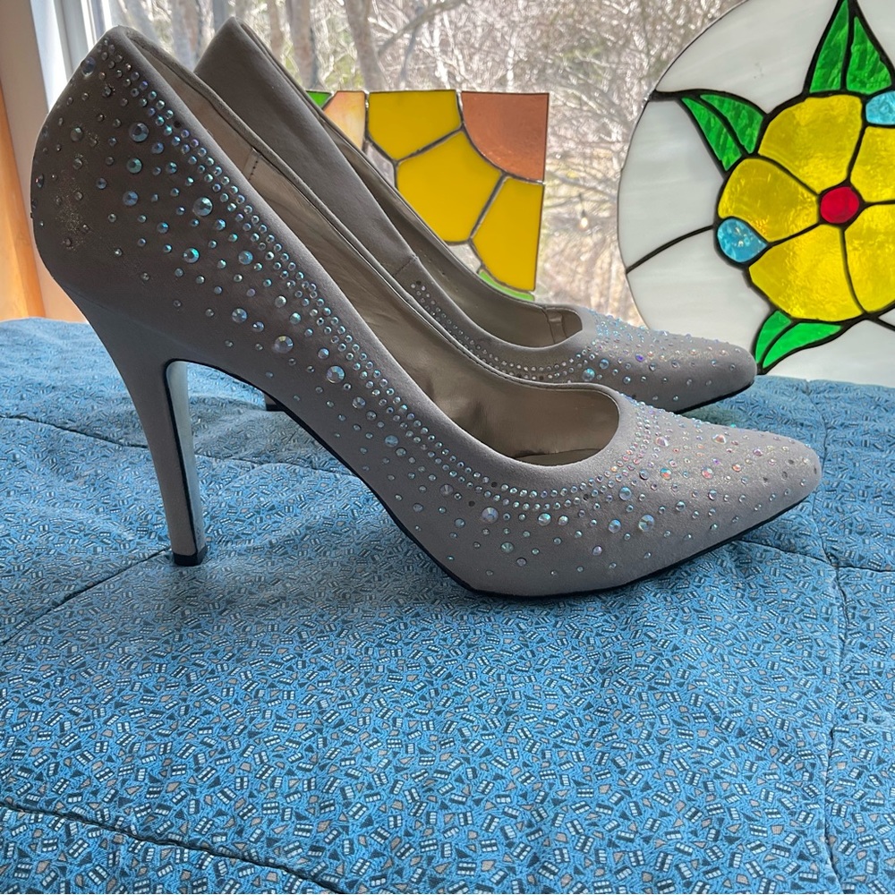 Cause & Effect Robbie Opal Rhinestone Heels